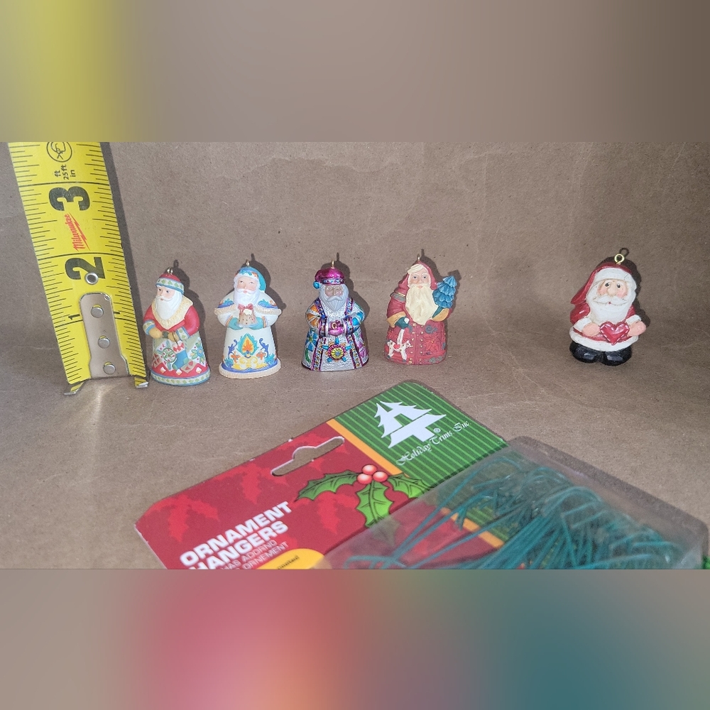 Santa Ornaments
